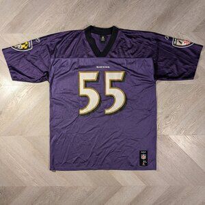 Reebok Baltimore Ravens Terrell Suggs Jersey Men's Size XL NFL Purple
